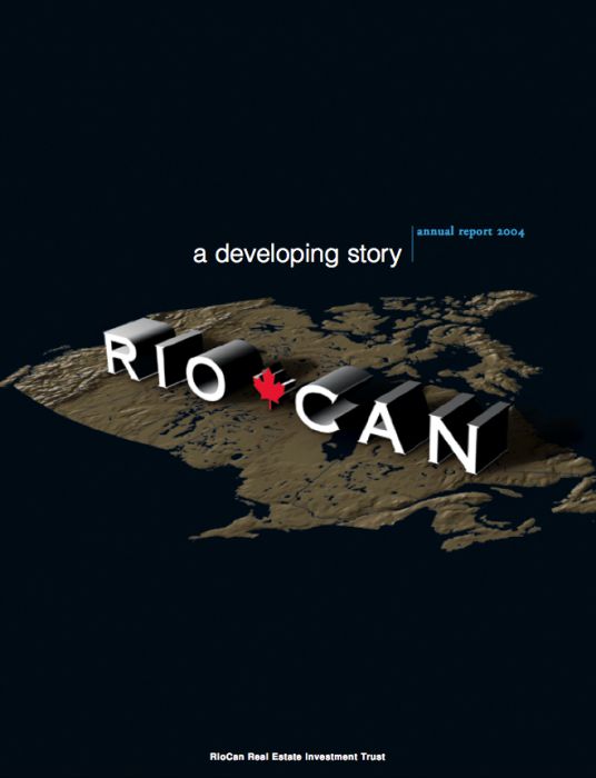 Riocan Annual Report Cover 2004